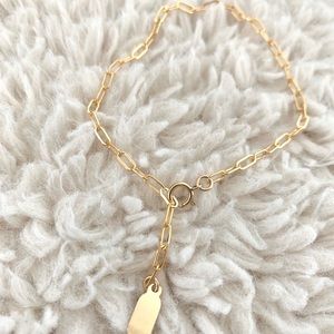 Vienna gold filled chain link bracelet